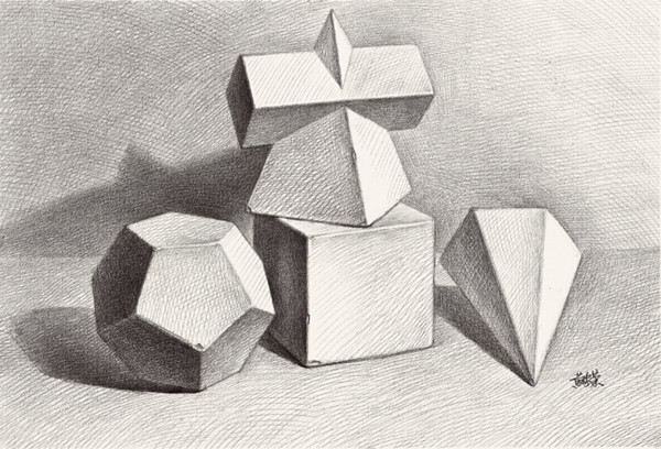 石膏几何体素描常见问题