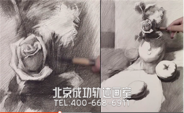 静物素描步骤