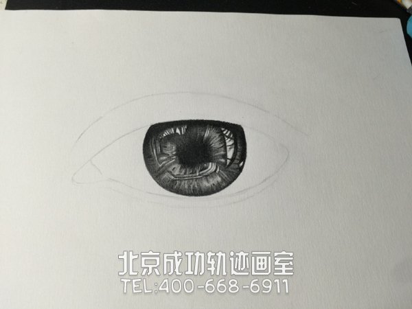 素描眼睛的画法步骤