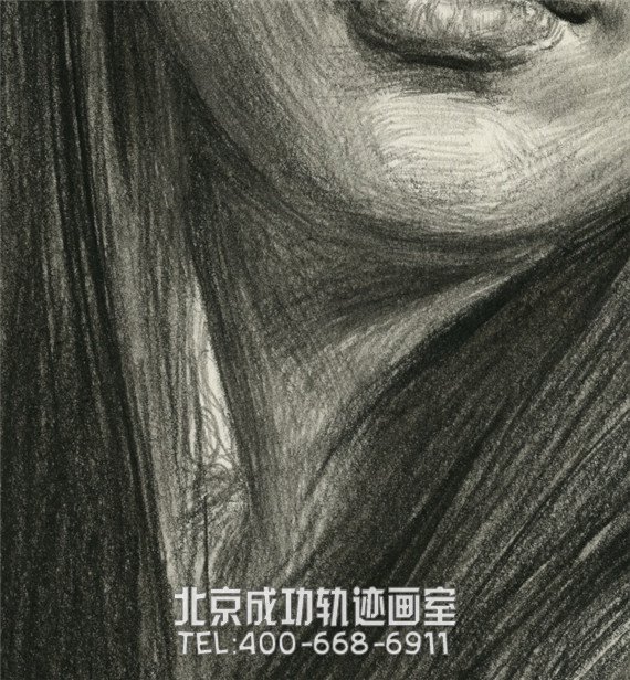 素描头像：文艺女青年头像素描教程