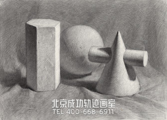 素描几何体画法步骤