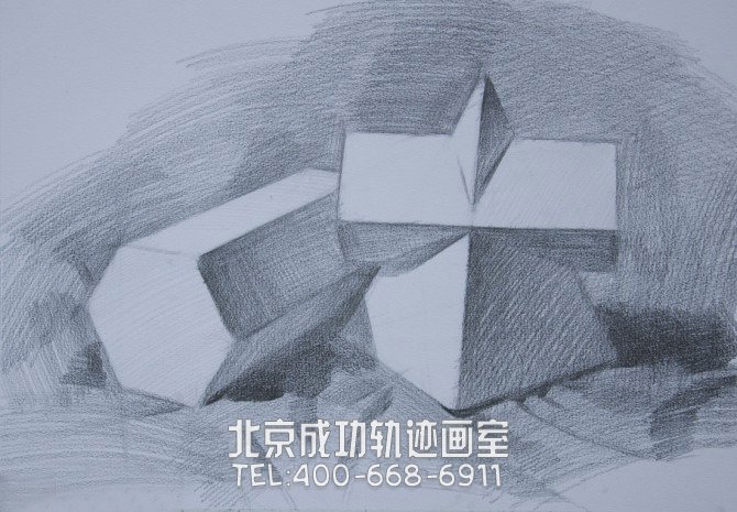 素描几何体画法步骤