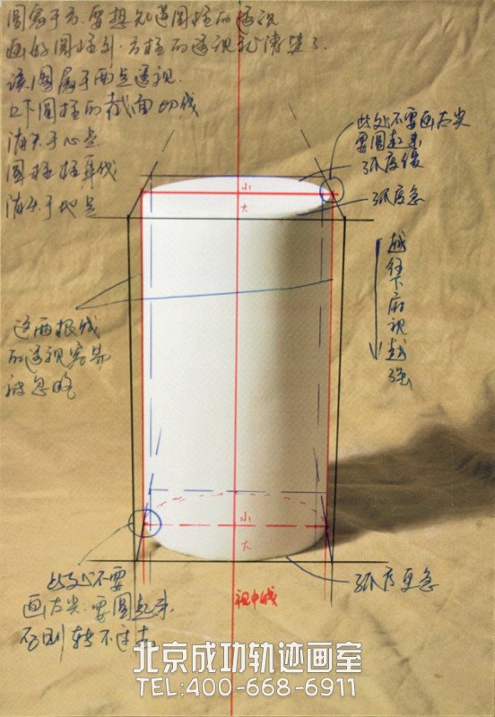 素描几何体步骤图片