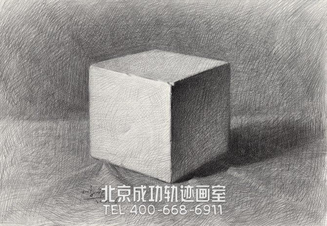 素描几何体画法步骤